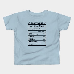 Sagittarius Facts Kids T-Shirt